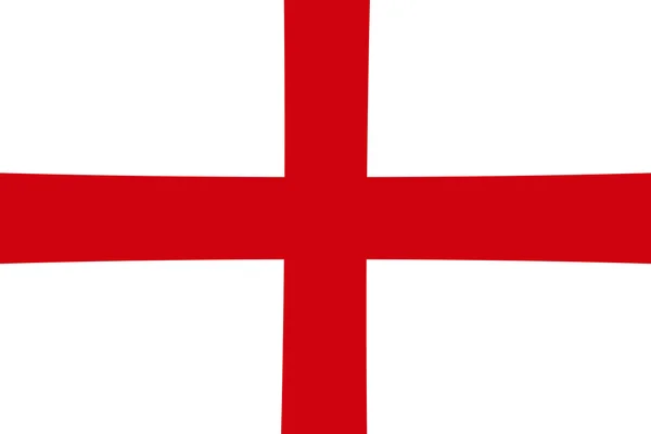Σημαία της Αγγλίας, πρωτότυπο και απλό Δημοκρατία της Αγγλίας η σημαία — Φωτογραφία Αρχείου