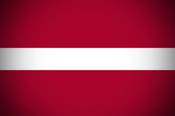 Lettland Flagge, originelle und einfache Lettland Flagge — Stockfoto