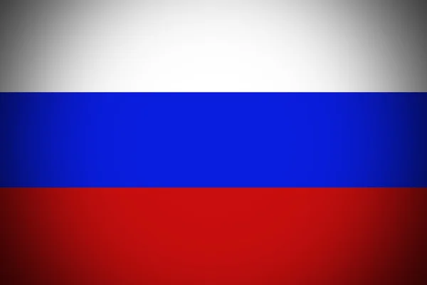 Bandera de Rusia, original y simple Bandera de Rusia — Foto de Stock