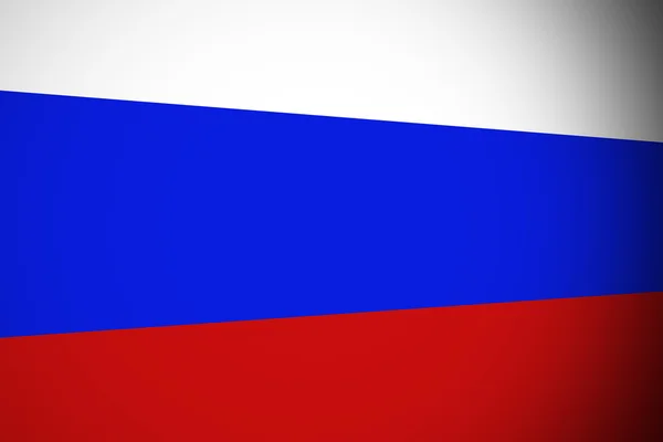Vlag van Rusland, originele en eenvoudig Rusland vlag — Stockfoto