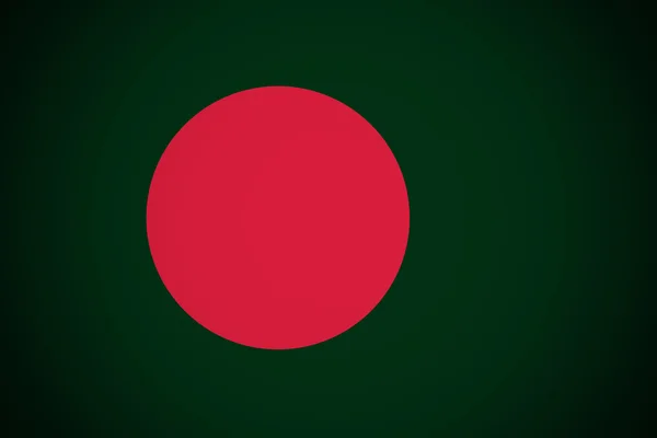 Flaga Bangladeszu, oryginalny i prosty flaga Bangladeszu — Zdjęcie stockowe