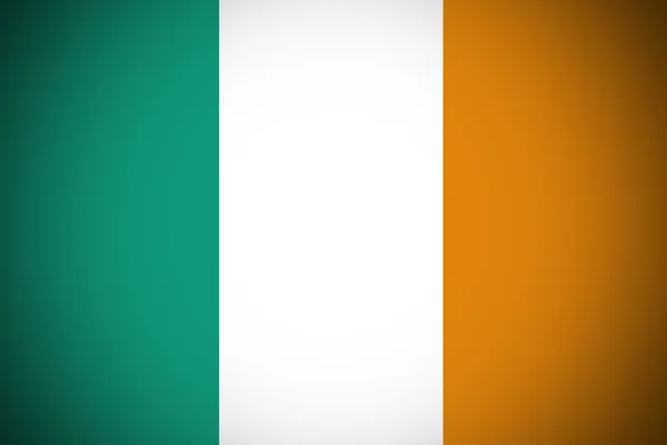 アイルランドの旗、オリジナルでシンプルなアイルランドの旗 — ストック写真