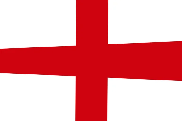 Bandera de Inglaterra, Original and simple Republic of The England flag —  Fotos de Stock