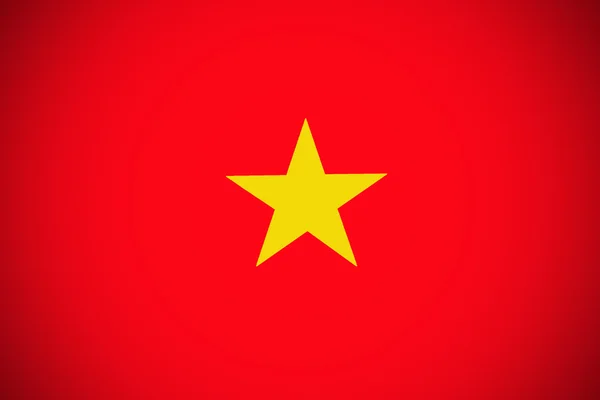 Vietnamesische Flagge, vietnamesische Nationalflagge. — Stockfoto