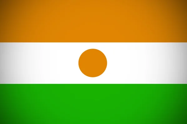 Niger zászló, Niger zászlaja illusztráció szimbólum. — Stock Fotó