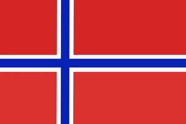 Flaga Norwegii, Norwegia flaga ilustracja symbol. — Zdjęcie stockowe