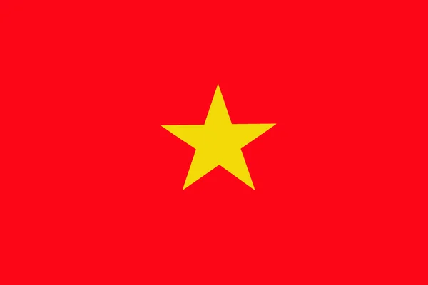 Flaga Wietnamu, Wietnam flaga ilustracja symbol.. — Zdjęcie stockowe