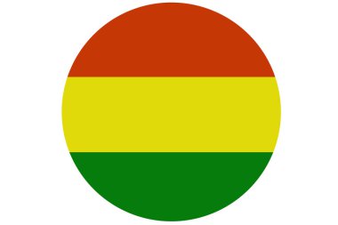 Bolivya bayrak, Bolivya Ulusal bayrak illüstrasyon simge.