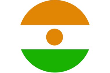 Nijer bayrak, Nijer ulusal bayrak illüstrasyon simge