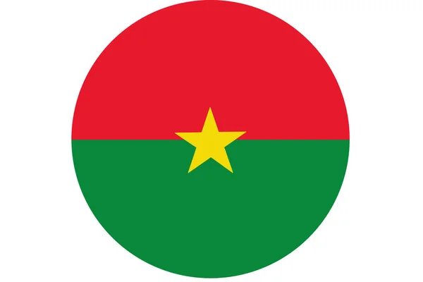 Burkina Faso zászló, Burkina Faso zászlaja illusztráció szimbólum. — Stock Fotó