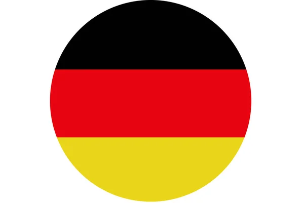 Bandera de Alemania, símbolo de ilustración de bandera nacional de Alemania . —  Fotos de Stock