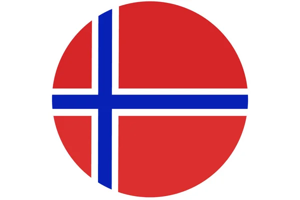 Символика флага Норвегии, иллюстрация национального флага Норвегии. — стоковое фото
