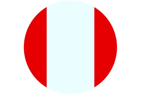 Bandera de Perú, símbolo de ilustración de bandera nacional de Perú . —  Fotos de Stock