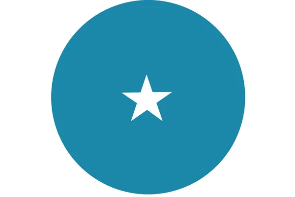 Somali bayrağı, Somali ulusal bayrak illüstrasyon simge. — Stok fotoğraf