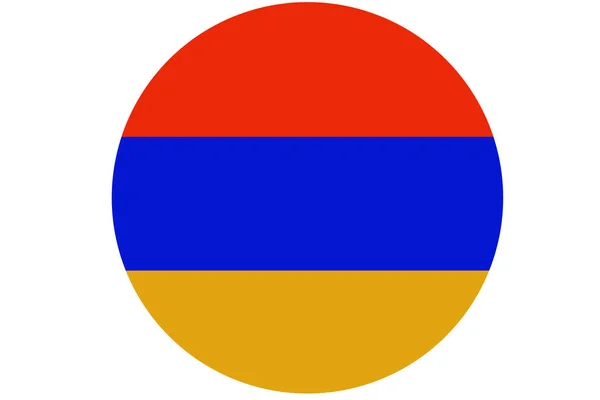 De vlag van Armenië, originele en eenvoudig Armenië vlag. Vlag van de natie — Stockfoto