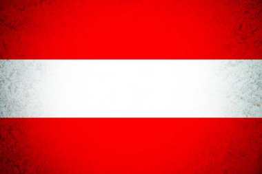 Avusturya bayrağı, Avusturya ulusal bayrak illüstrasyon simge.