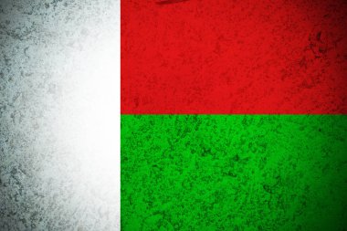 Madagaskar bayrağı, özgün ve basit Madagaskar bayrağı