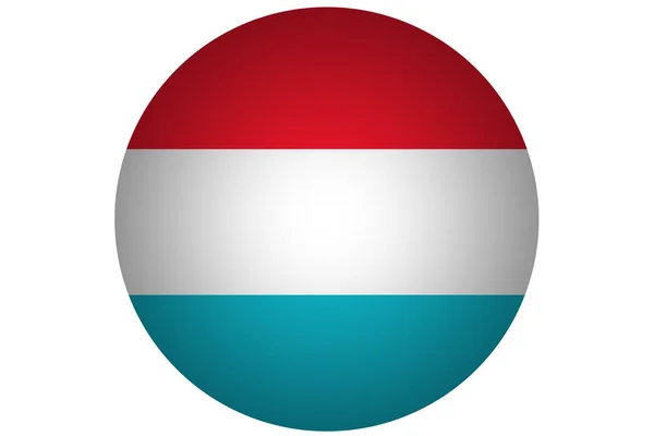 Luksemburska flaga, Luksemburska flaga narodowa. — Zdjęcie stockowe