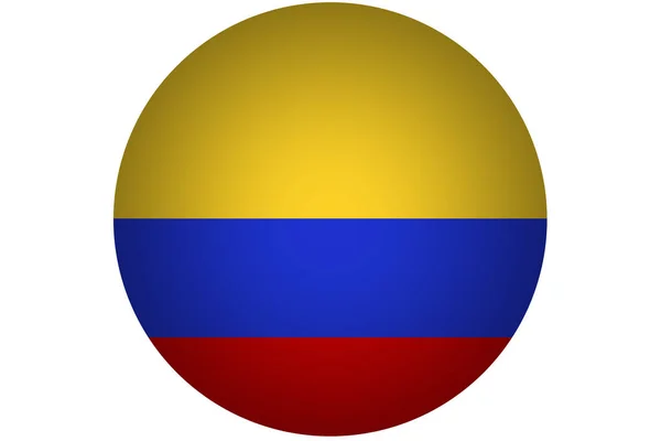 Bandeira da Colômbia, bandeira da nação Columbia — Fotografia de Stock
