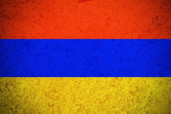 Bandera de Armenia, bandera de Armenia original y simple. —  Fotos de Stock