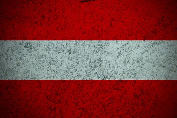 Bandera de Austria, símbolo de ilustración de bandera nacional de Austria . —  Fotos de Stock