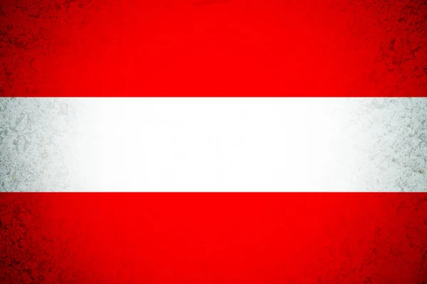 Österrike flagga, Österrike flagga illustration symbol. — Stockfoto
