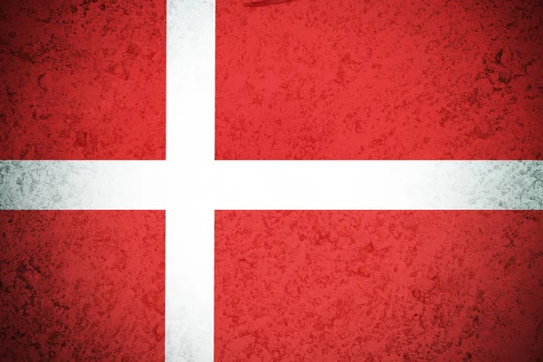 Danmark flagga, Danmark flagga illustration symbol. — Stockfoto