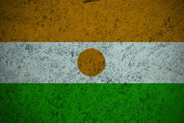 Niger nationale vlag illustratie symbool — Stockfoto