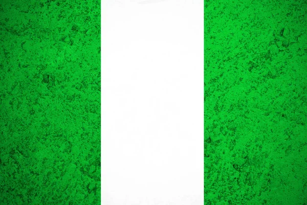 Nijerya bayrak, Türkiye ulusal bayrak illüstrasyon simge. — Stok fotoğraf