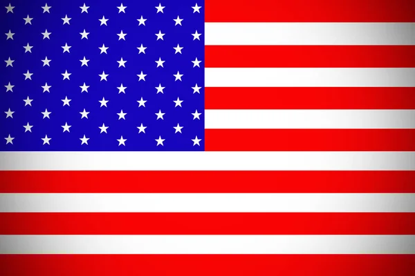 Amerikan bayrağı, ABD ulusal bayrak illüstrasyon simge. — Stok fotoğraf