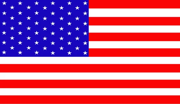 Amerikan bayrağı, ABD ulusal bayrak illüstrasyon simge. — Stok fotoğraf