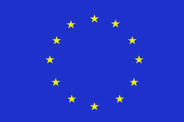 European Union flag ,3D European Union national flag illustration symbol