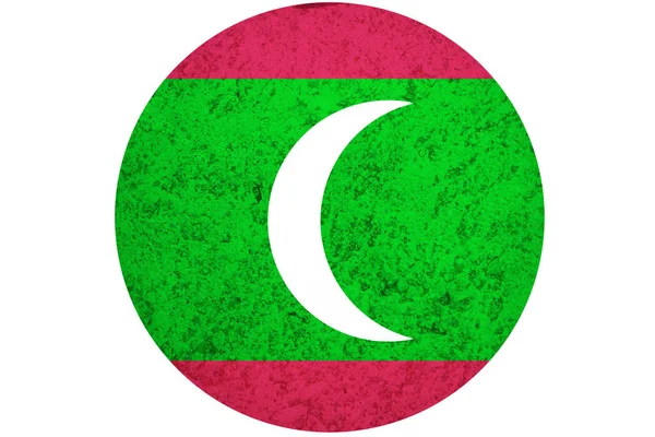 Malediwy, Malediwy 3d oryginalny i prosty flaga — Zdjęcie stockowe