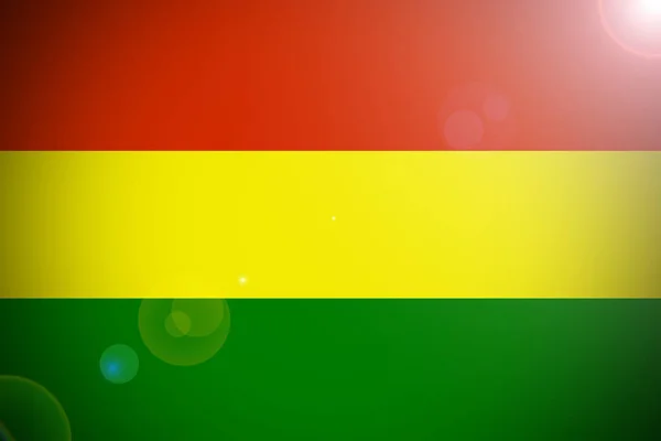 Bolivien Nationalflagge 3D Illustration Symbol. — Stockfoto