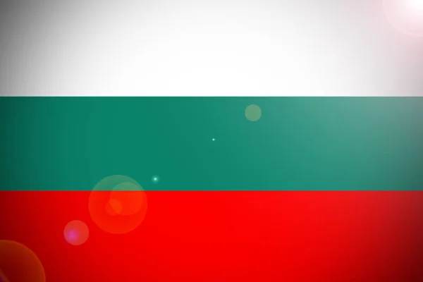 Bulgarien Nationalflagge 3d Illustration Symbol — Stockfoto