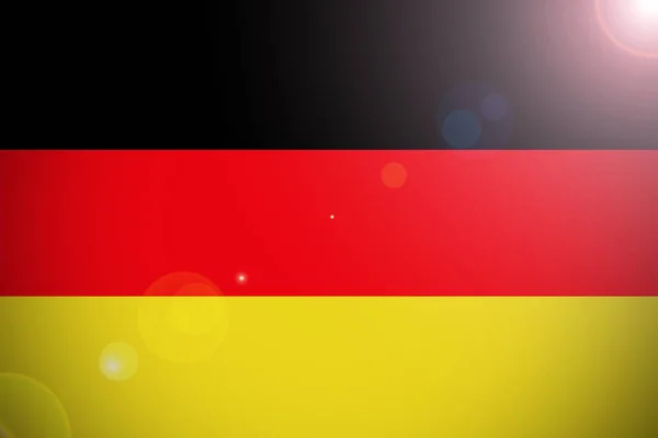 Alemania bandera nacional símbolo de ilustración 3D . — Foto de Stock