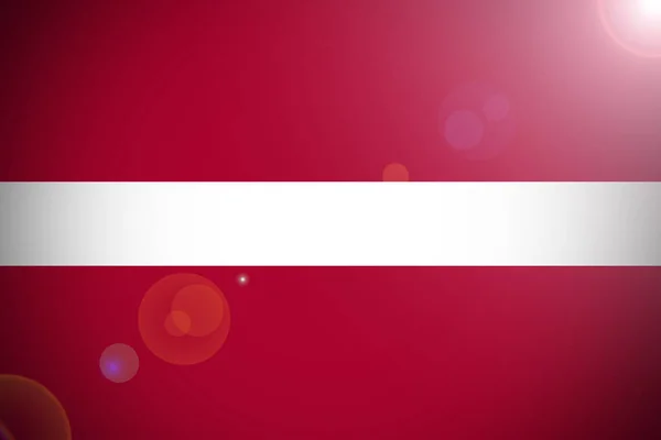 Lettonie drapeau national Illustration 3D symbole . — Photo