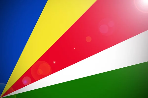 Bandeira nacional das Seychelles Símbolo de ilustração 3D — Fotografia de Stock