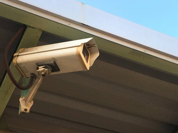 CCTV na střeše, Cctv kamery — Stock fotografie