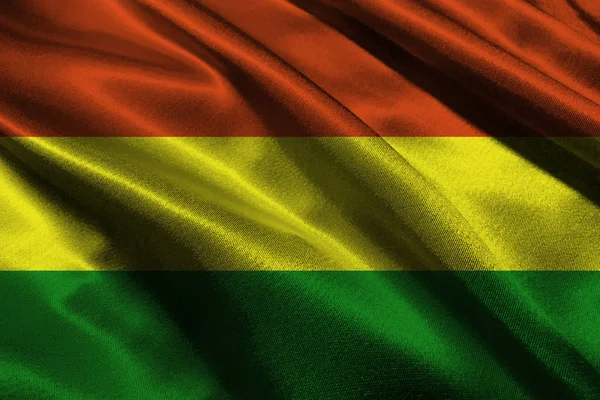 Bandera Nacional de Bolivia Símbolo de ilustración 3D . — Foto de Stock