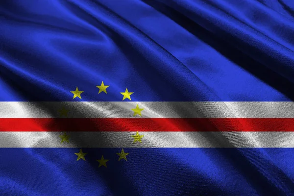 Bandeira nacional Cabo Verde Símbolo de ilustração 3D — Fotografia de Stock