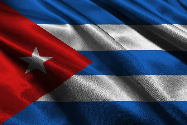 Cuba bandiera, Cuba bandiera nazionale 3D simbolo illustrazione . — Foto Stock