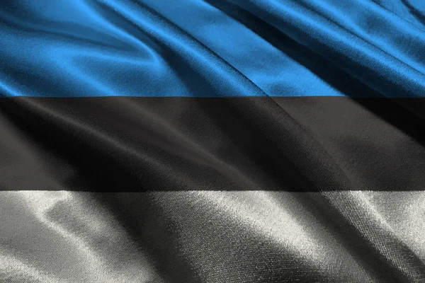 Estonia Flaga narodowa 3d ilustracja symbol. — Zdjęcie stockowe