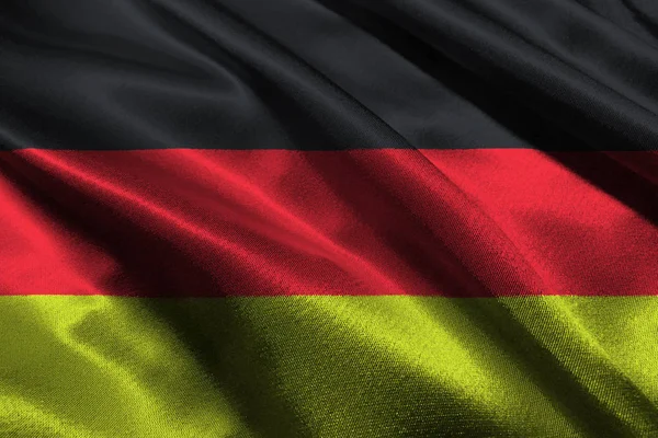 Alemania bandera nacional símbolo de ilustración 3D . — Foto de Stock