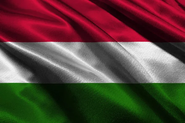  Macaristan ulusal bayrak 3d çizim simgesi.