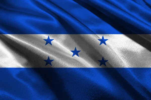 Bandera Nacional de Honduras Símbolo de ilustración 3D. País en Centroamérica — Foto de Stock