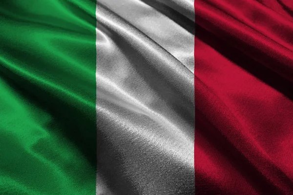 Italia bandiera nazionale simbolo illustrazione . — Foto Stock