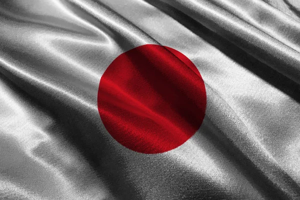 Japan nationale vlag illustratie symbool — Stockfoto