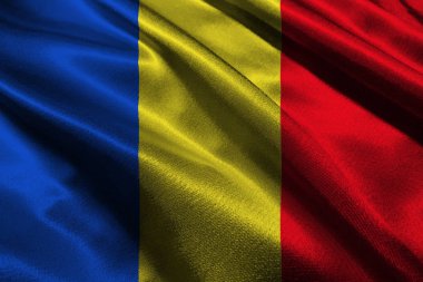 Romanya bayrağı, Romanya ulusal bayrak 3d çizim simgesi