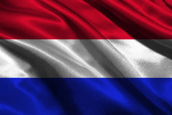 Netherlands national flag 3D illustration symbol — Stock Photo, Image